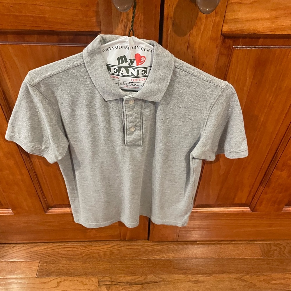 Gap kids, gray polo shirt size 12/XL boys